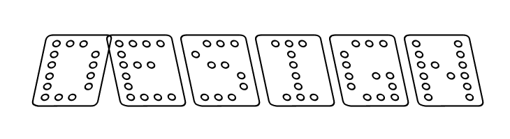 Domino square kursiv omrids  Free Fonts Download