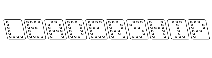 Domino square kursiv omrids  Free Fonts Download