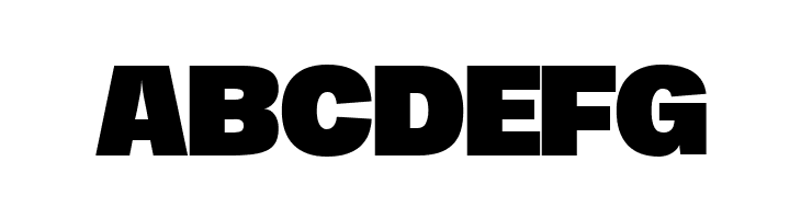 Duera PERSONAL USE Expanded Bold  Free Fonts Download