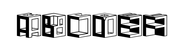 DDD Cubic  Free Fonts Download