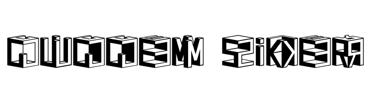 DDD Cubic  Free Fonts Download