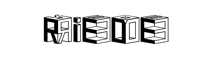 DDD Cubic  Free Fonts Download