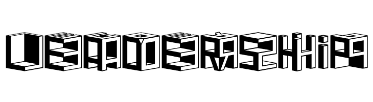 DDD Cubic  Free Fonts Download