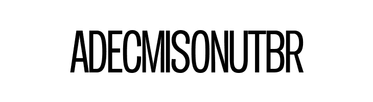 Duera PERSONAL USE Condensed Light  Free Fonts Download