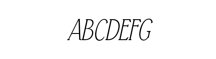 Falkin Serif Italic PERSONAL  Free Fonts Download