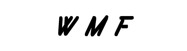Filbert Brush Caps - PERSONAL USE ONLY  Free Fonts Download