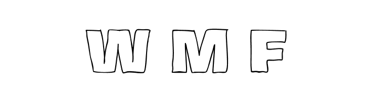 Hierograf Outline PERSONAL USE  Free Fonts Download