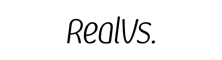 Kandira PERSONAL Light Italic  Free Fonts Download