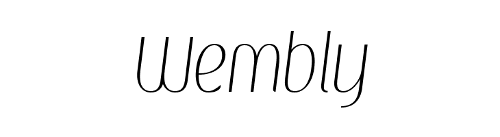 Kandira PERSONAL Thin Italic  Free Fonts Download