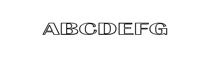 Effluence Outlined  Free Fonts Download