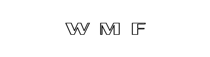 Effluence Outlined  Free Fonts Download