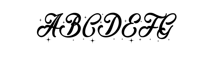 Merry Christmas Star  Free Fonts Download