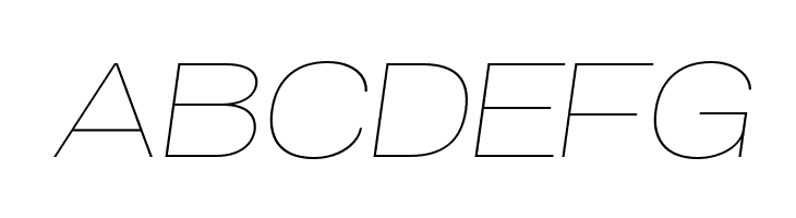 Specify PERSONAL Expanded Thin Italic  Free Fonts Download