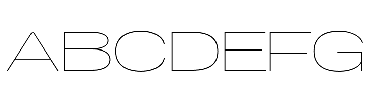 Specify PERSONAL Extraexpanded Thin  Free Fonts Download