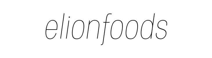 Specify PERSONAL Condensed Thin Italic  Free Fonts Download