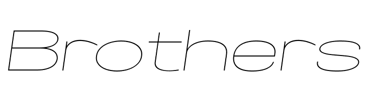 Specify PERSONAL Extraexpanded Thin Italic  Free Fonts Download