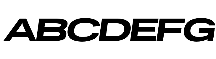 Specify PERSONAL Extraexpanded Black Italic  Free Fonts Download