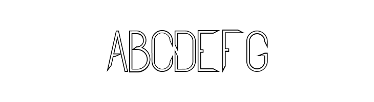 Aggressor Outline  Free Fonts Download