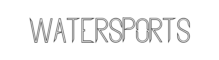 Aggressor Outline  Free Fonts Download