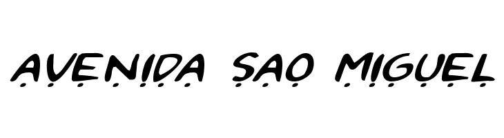 2Toon2 Expanded Italic  Free Fonts Download