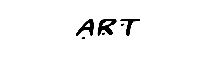 2Toon2 Expanded Italic  Free Fonts Download