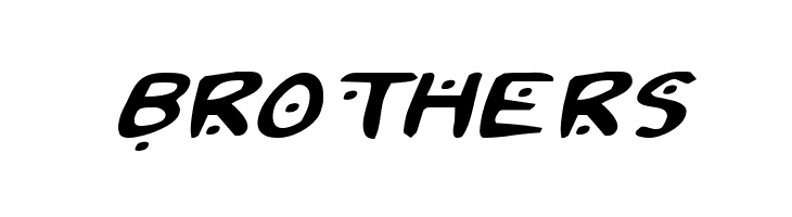 2Toon2 Expanded Italic  Free Fonts Download