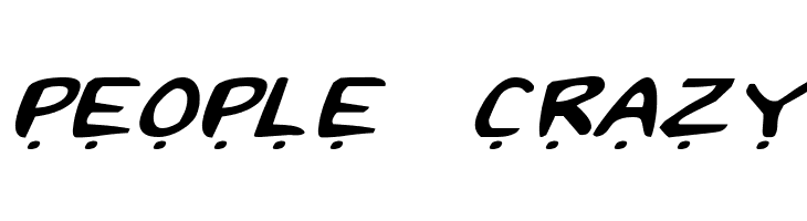 2Toon2 Expanded Italic  Free Fonts Download