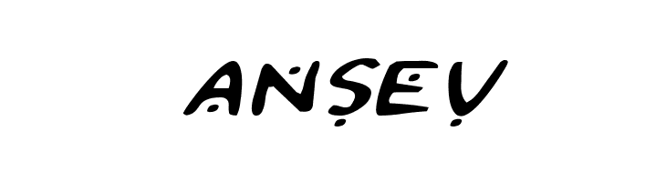 2Toon2 Expanded Italic  Free Fonts Download