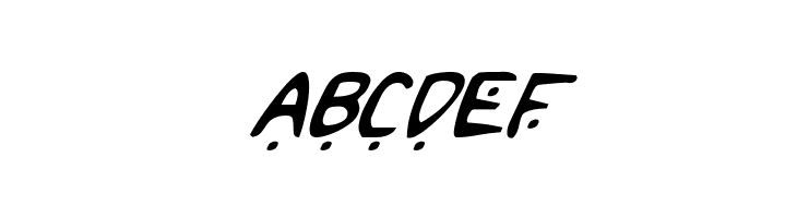 2Toon2 Italic  Free Fonts Download