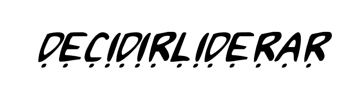 2Toon2 Italic  Free Fonts Download