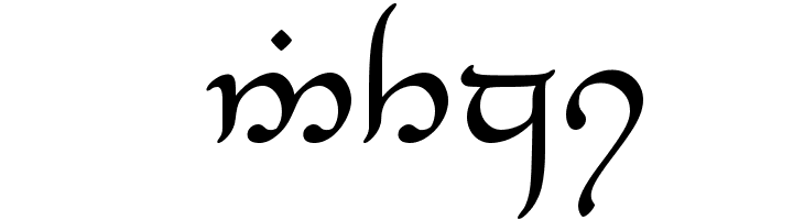 Tengwar_Eldanaro Medium  Free Fonts Download