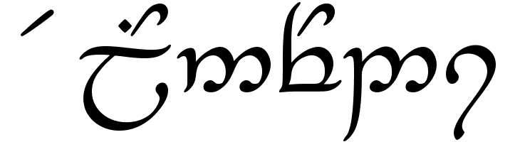 Tengwar_Eldanaro Medium  Free Fonts Download