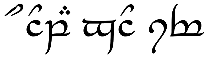 Tengwar_Eldanaro Medium  Free Fonts Download