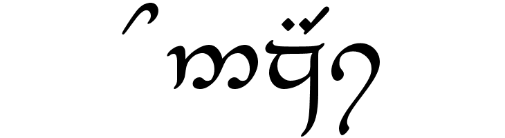 Tengwar_Eldanaro Normal  Free Fonts Download
