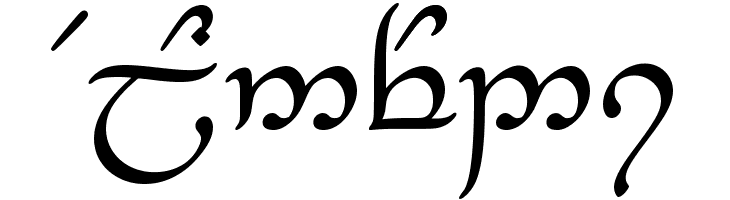 Tengwar_Eldanaro Normal  Free Fonts Download