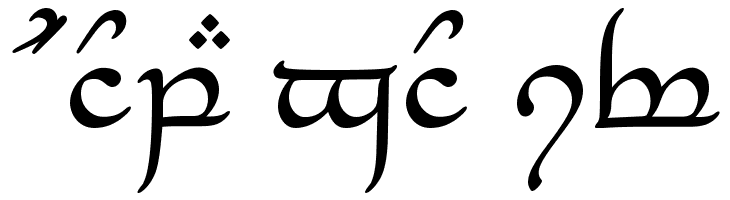 Tengwar_Eldanaro Normal  Free Fonts Download