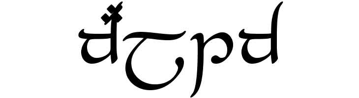 Tengwar_Eldanaro Normal  Free Fonts Download