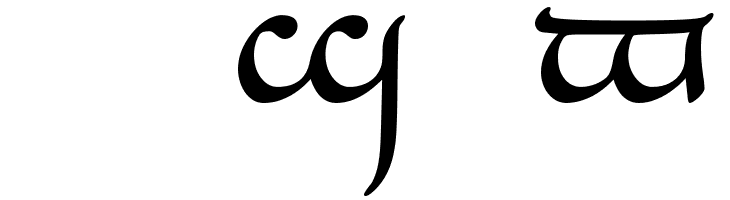 Tengwar_Eldanaro  Free Fonts Download