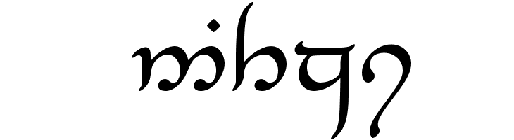 Tengwar_Eldanaro  Free Fonts Download