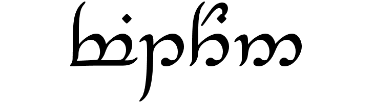 Tengwar_Eldanaro  Free Fonts Download