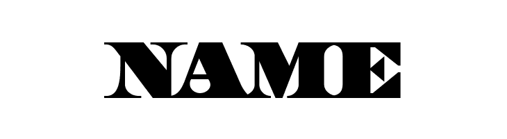 NAME UnitedStates Font