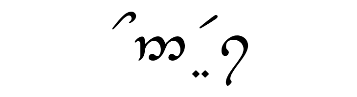 Tengwar-Elesil  Free Fonts Download