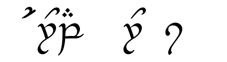 Tengwar-Elesil  Free Fonts Download