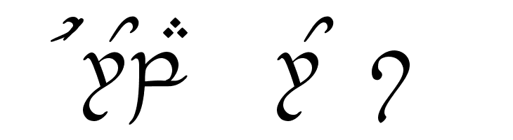 Tengwar-Elesil Normal  Free Fonts Download