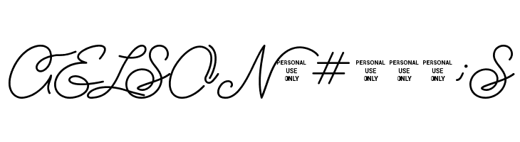 Airlangga Personal Use Only  Free Fonts Download