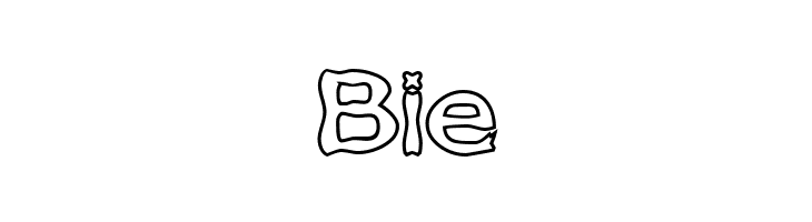 Boneribbon Outline  Free Fonts Download
