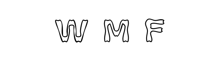 Boneribbon Outline  Free Fonts Download