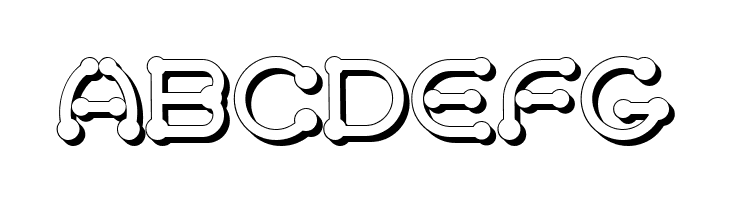 pierced  tree-d  Free Fonts Download