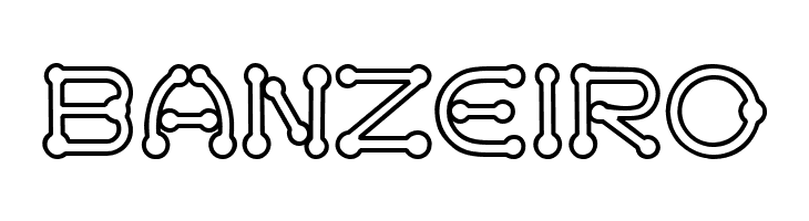 pierced  outline  Free Fonts Download