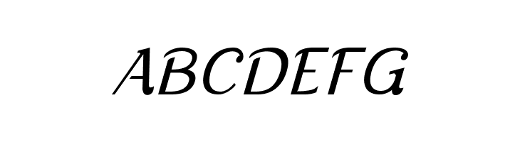 Nova Classic Italic  Free Fonts Download